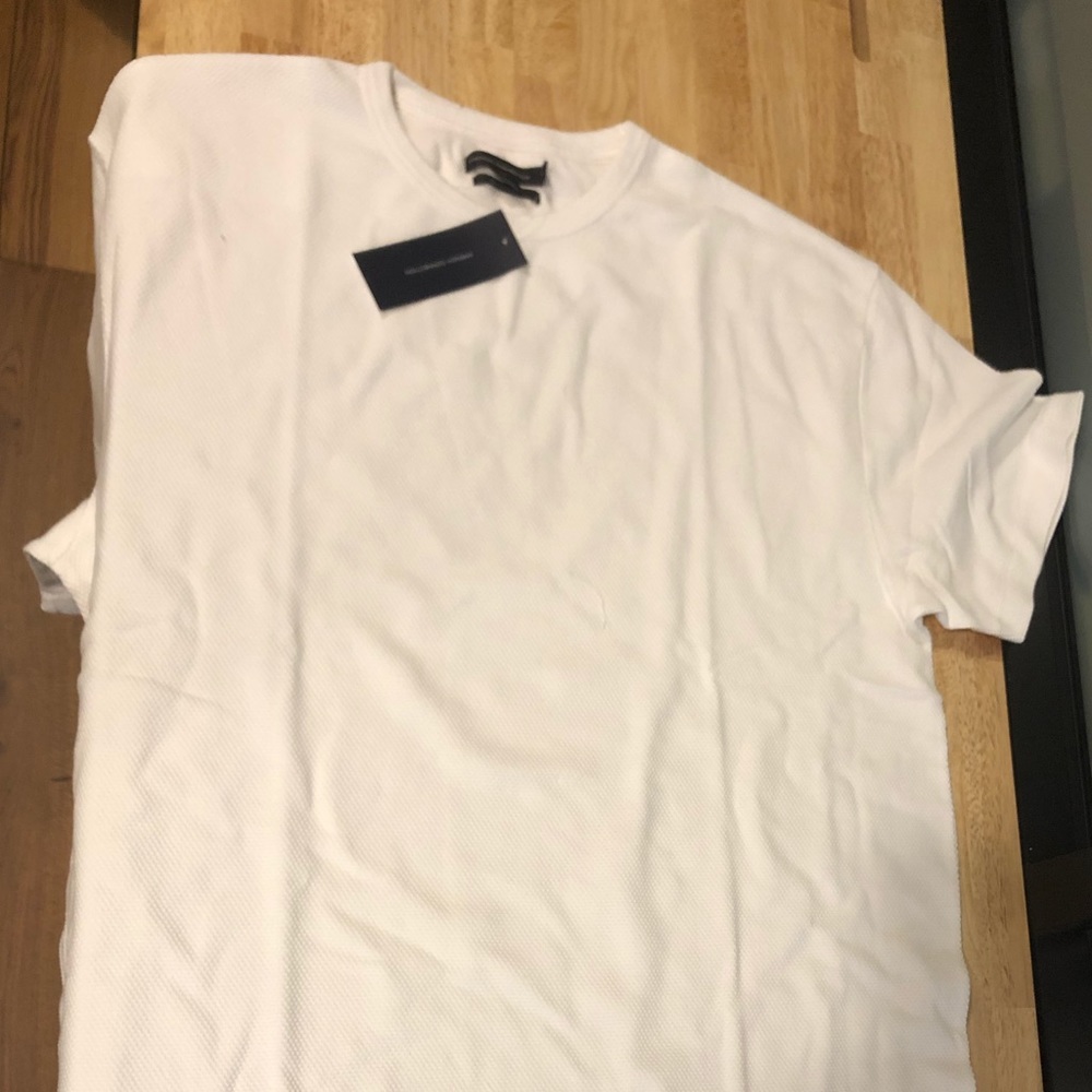 Over Sized French Connection textured t-shirt